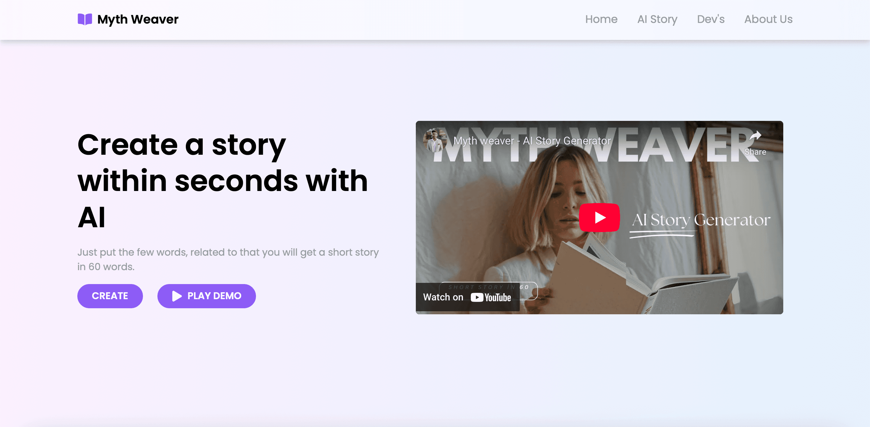 Myth Weaver App